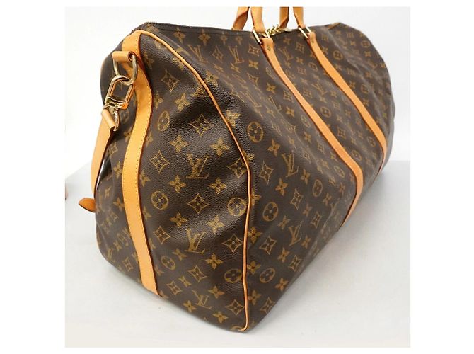 Louis Vuitton Monogram Keepall Bandoulière 60 Boston Bag - vista 2