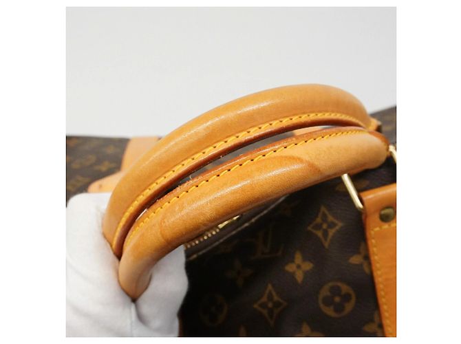 Louis Vuitton Monogram Keepall Bandoulière 60 Boston Bag - vista 9