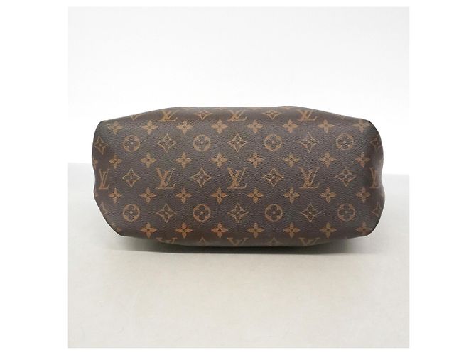 Louis Vuitton Monogram Flower Zipped Tote MM Handtasche Braun Bordeaux - Ansicht 3