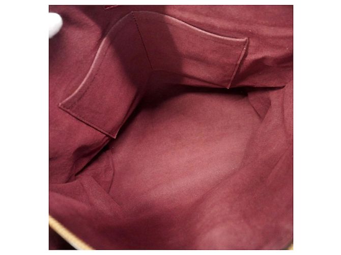 Louis Vuitton Monogram Flower Zipped Tote MM Handtasche Braun Bordeaux - Ansicht 4
