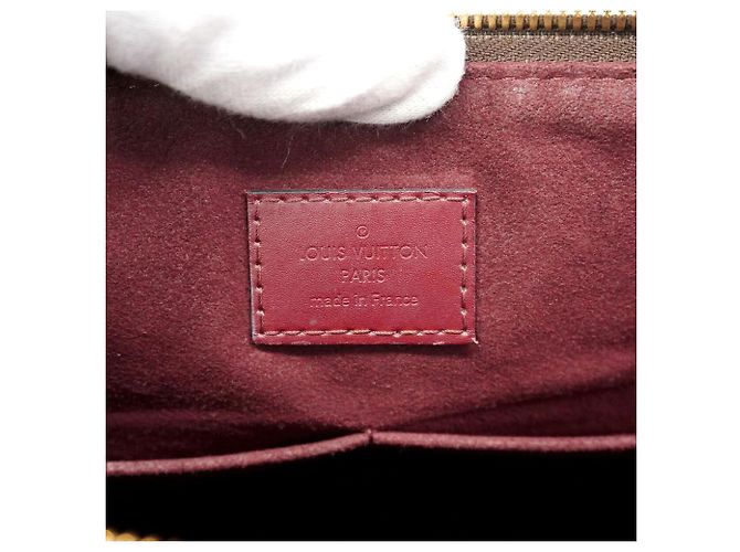 Louis Vuitton Monogram Flower Zipped Tote MM Handtasche Braun Bordeaux - Ansicht 5