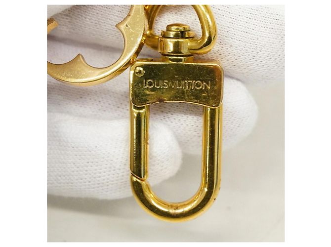 Llavero Louis Vuitton Fleur de Monogram Multicolor Dorado - vista 3