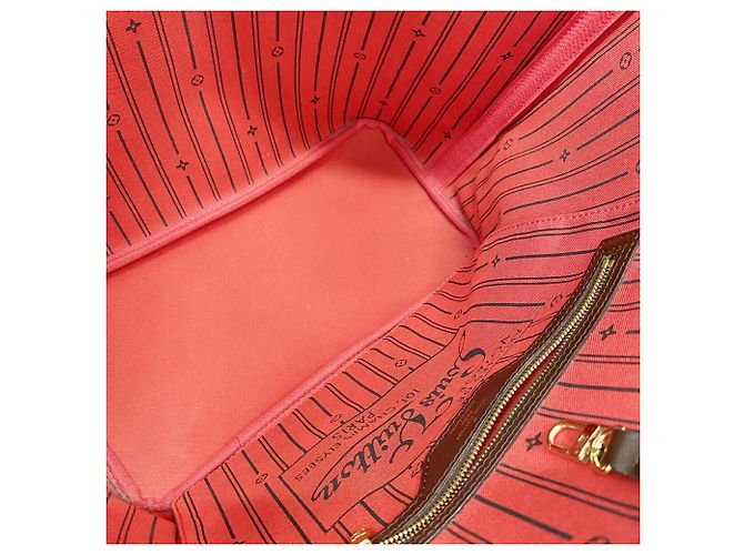 Borsa Tote Louis Vuitton Damier Neverfull MM Damier ebene - vista 4