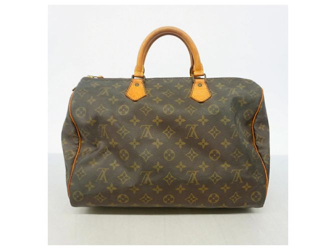 Borsa Louis Vuitton Monogram Speedy 35 - vista 13