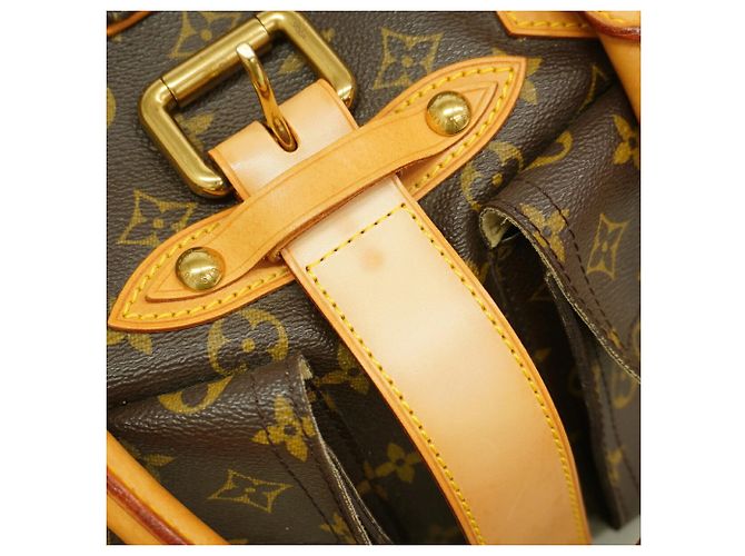 Borsa Louis Vuitton Monogram Manhattan GM Marrone - vista 10