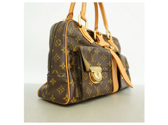 Borsa Louis Vuitton Monogram Manhattan GM Marrone - vista 2