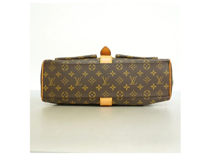 Borsa Louis Vuitton Monogram Manhattan GM Marrone - vista 3