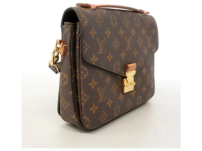 Louis Vuitton Monogram Pochette Metis MM Handtasche Braun - Ansicht 2