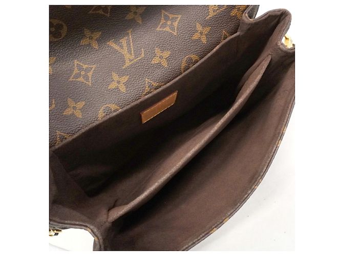Louis Vuitton Monogram Pochette Metis MM Handtasche Braun - Ansicht 4
