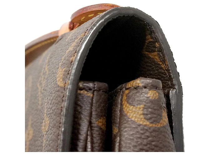 Louis Vuitton Monogram Pochette Metis MM Handtasche Braun - Ansicht 7