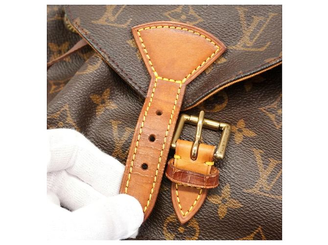 Louis Vuitton Monogram Montsouris MM Rucksack Braun - Ansicht 9