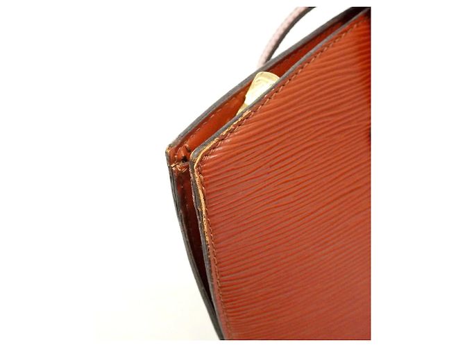 Louis Vuitton Epi Saint Jacques Schultertasche Braun - Ansicht 7