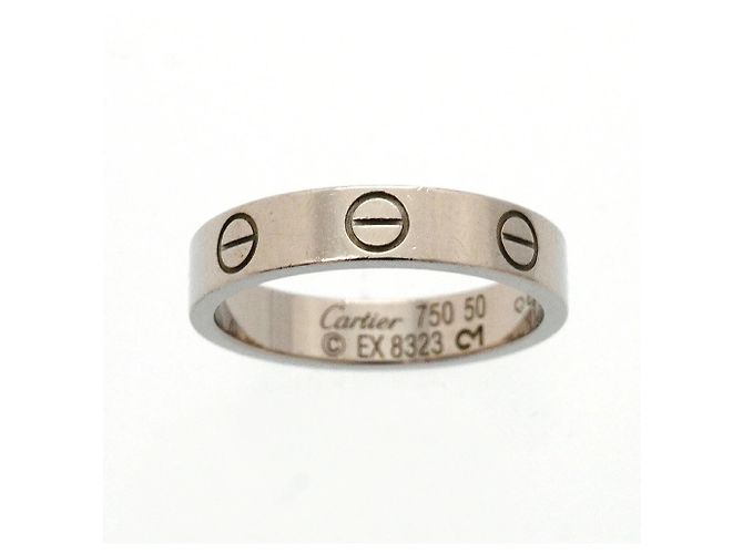 Cartier Mini Love Ring in 18K Weißgold - Ansicht 2