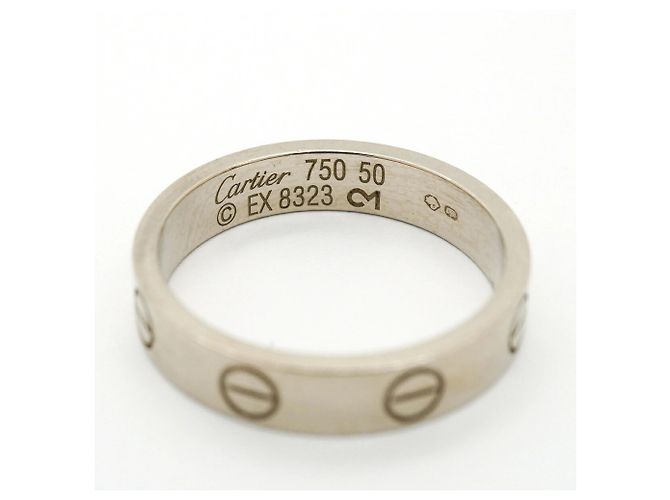 Cartier Mini Love Ring in 18K Weißgold - Ansicht 4