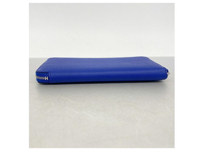 Hermès Cartera larga Hermes Azap en piel Epsom azul - vista 2