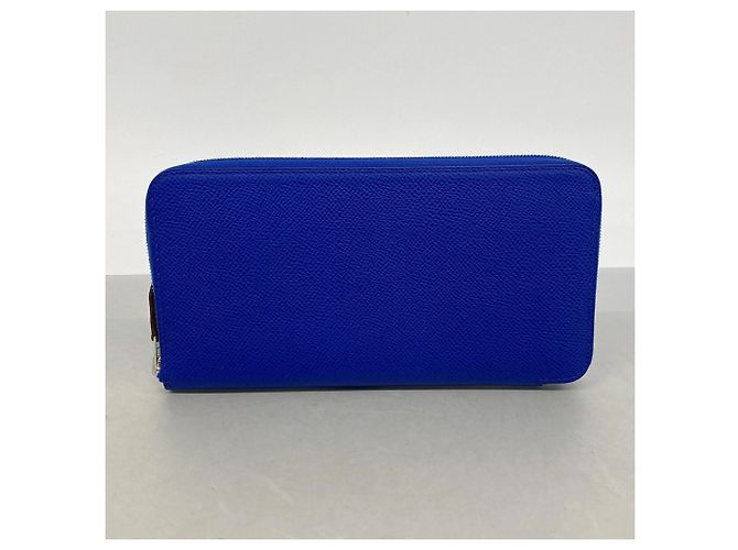 Hermès Cartera larga Hermes Azap en piel Epsom azul - vista 6