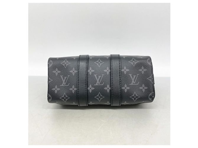 Bolsa Louis Vuitton Monogram Eclipse Reverse Keepall Bandoulière 25 - vista 3
