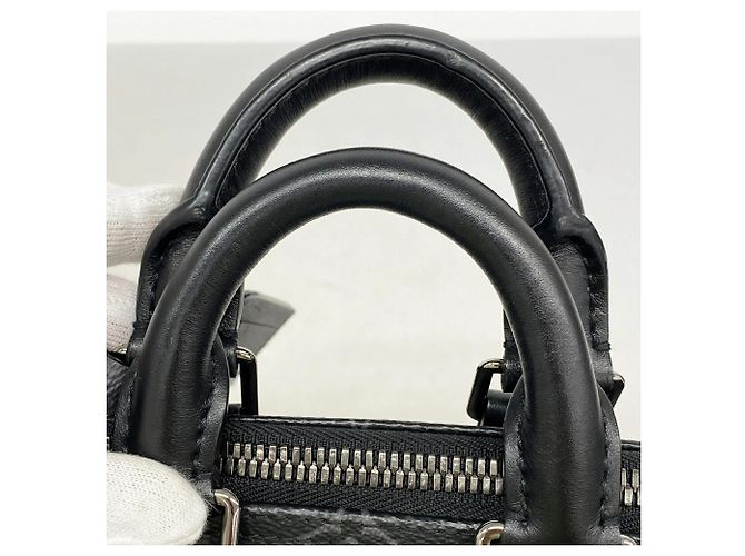 Bolsa Louis Vuitton Monogram Eclipse Reverse Keepall Bandoulière 25 - vista 7