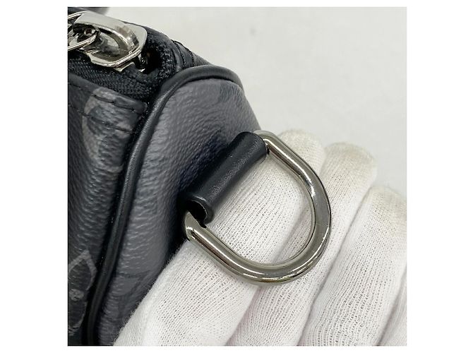 Bolsa Louis Vuitton Monogram Eclipse Reverse Keepall Bandoulière 25 - vista 8
