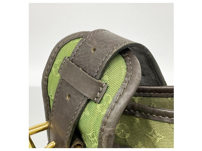 Bolso de hombro Mini Monogram Louis Vuitton en TST Khaki - vista 8
