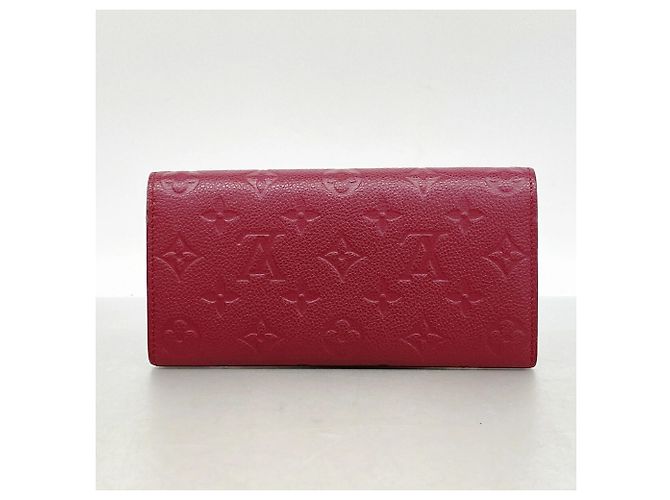 Louis Vuitton Monogram Empreinte Portefeuille Emilie Long Wallet Burdeos - vista 9