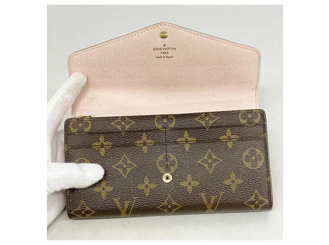 Louis Vuitton Monogram Portefeuille Sarah Long Wallet - vista 10
