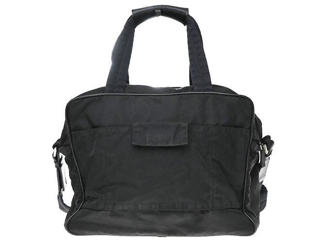 Prada Boston Tessuto Large con cremallera frontal extensible - vista 2