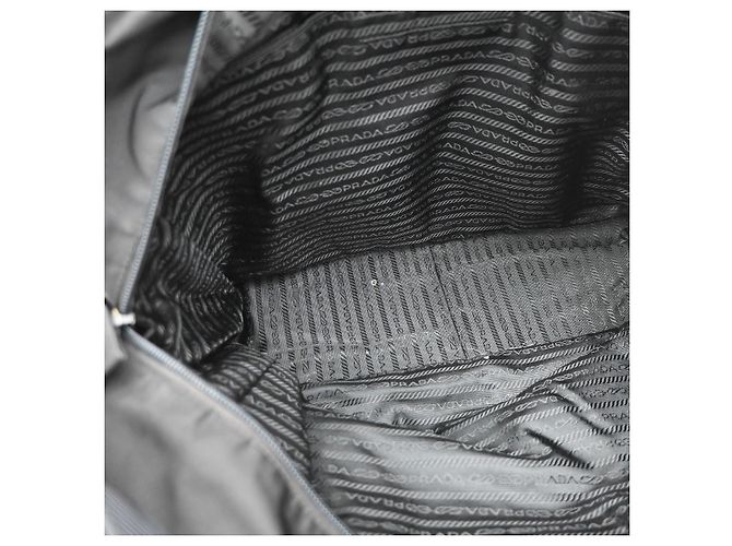 Prada Boston Tessuto Large con cremallera frontal extensible - vista 5