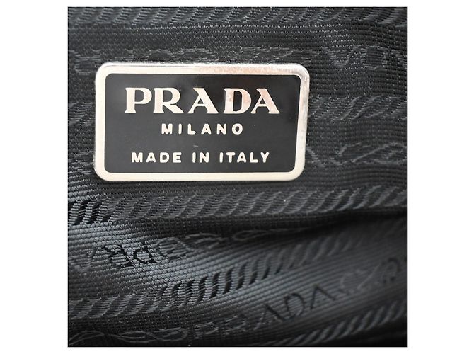 Prada Boston Tessuto Large con cremallera frontal extensible - vista 6