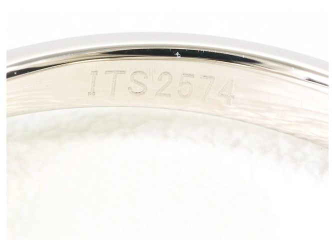 Autre Marque Anello Fede in Platino e Diamanti - vista 5