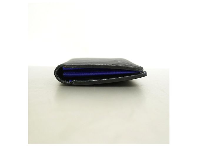 Brazza Portafoglio lungo Louis Vuitton Epi Monogram Eclipse Nero Blu - vista 2