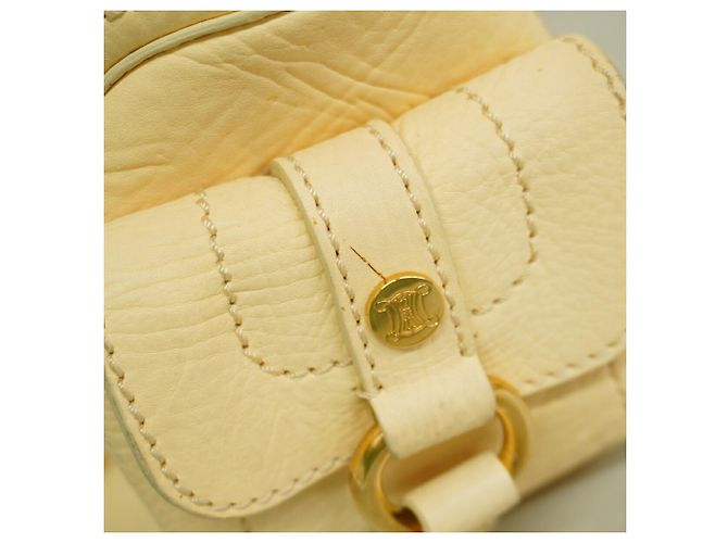Céline Celine Boogie Bag Lederhandtasche – Cream Roh - Ansicht 11
