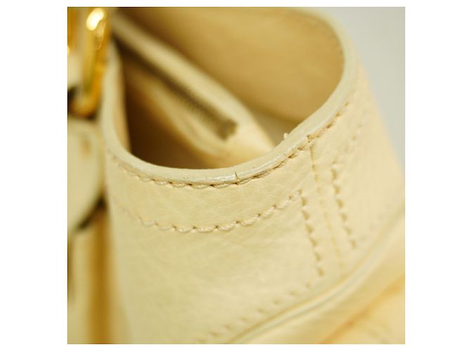 Céline Celine Boogie Bag Lederhandtasche – Cream Roh - Ansicht 7