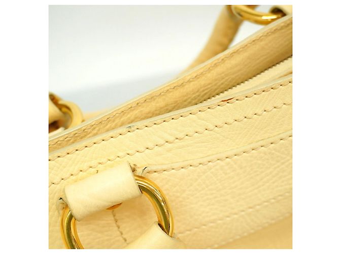 Céline Celine Boogie Bag Lederhandtasche – Cream Roh - Ansicht 8