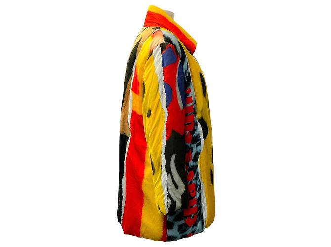 Moschino Gelber Multi Puffer Mantel - Ansicht 2