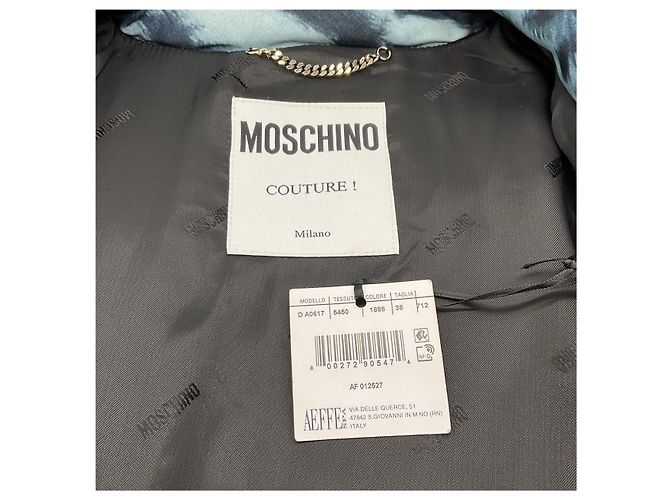 Moschino Gelber Multi Puffer Mantel - Ansicht 4