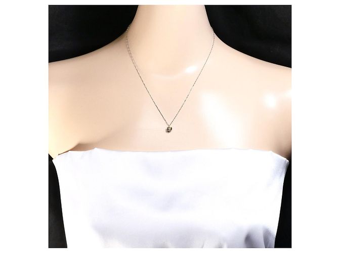 Autre Marque Collana in platino PT999 e diamanti brown Marrone - vista 6