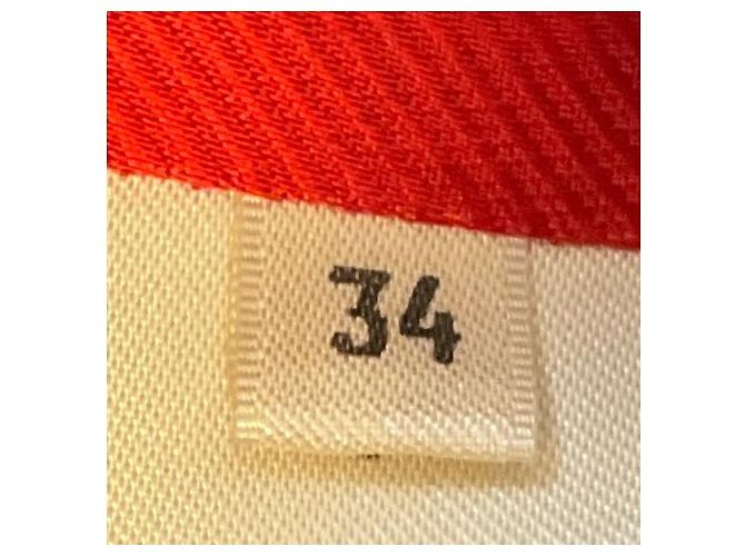 Hermès Hermes Wolle-Jacke mit Poppy-rotem Seidenfutter und Lammledergürtel - Ansicht 5