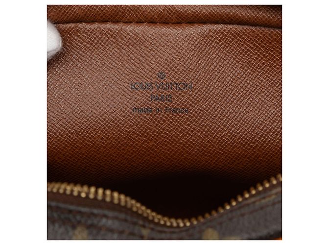 Borsa a tracolla Louis Vuitton Monogram Pochette Marly Marrone - vista 5