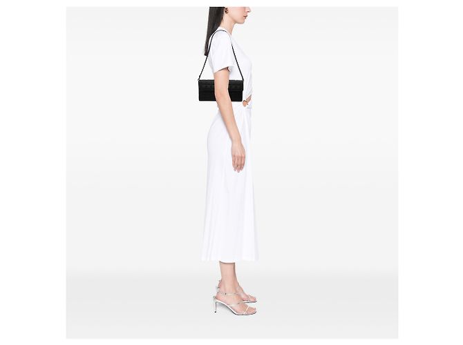 Borsa a tracolla Chanel New Travel Line in nylon nero, modello East West con patta - vista 7