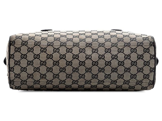 Borsa Boston Gucci GG Canvas Beige - vista 3