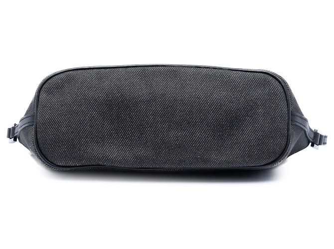 Borsa a tracolla Boat in denim nero Gucci - vista 3