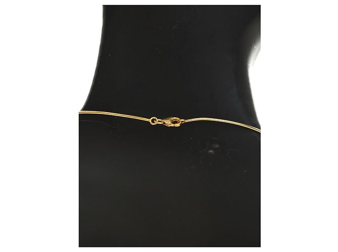 Collana con pendente Mini Pop H in smalto placcato oro Gold Hermès D'oro - vista 5