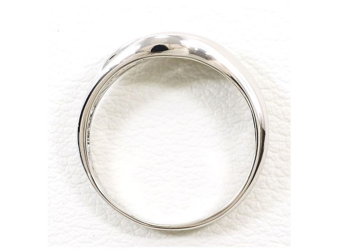 Autre Marque PT900 Platin-Ehering mit Diamant - Ansicht 2