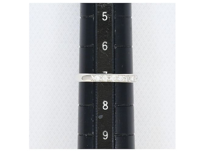 Autre Marque Anello fede in platino con diamante - vista 6