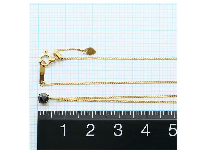 Autre Marque Collar de oro amarillo 18K con diamante negro - vista 4