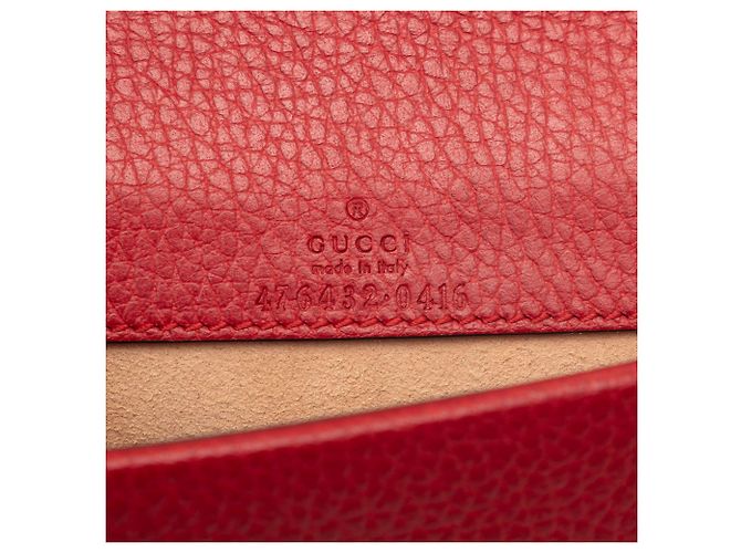 Borsa a tracolla Mini Dionysus in pelle rossa Gucci Rosso - vista 5
