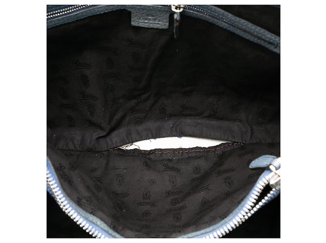 Sac cabas Gucci Medium GG Canvas Bamboo Libeccio Tan - vue 4