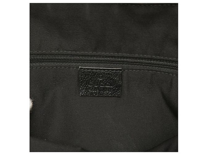 Borsa Tote Gucci GG Canvas Abbey D Ring Nera - vista 5