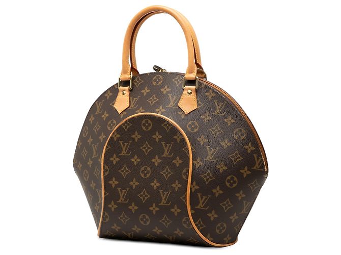 Borsa Louis Vuitton Monogram Ellipse MM Marrone - vista 2
